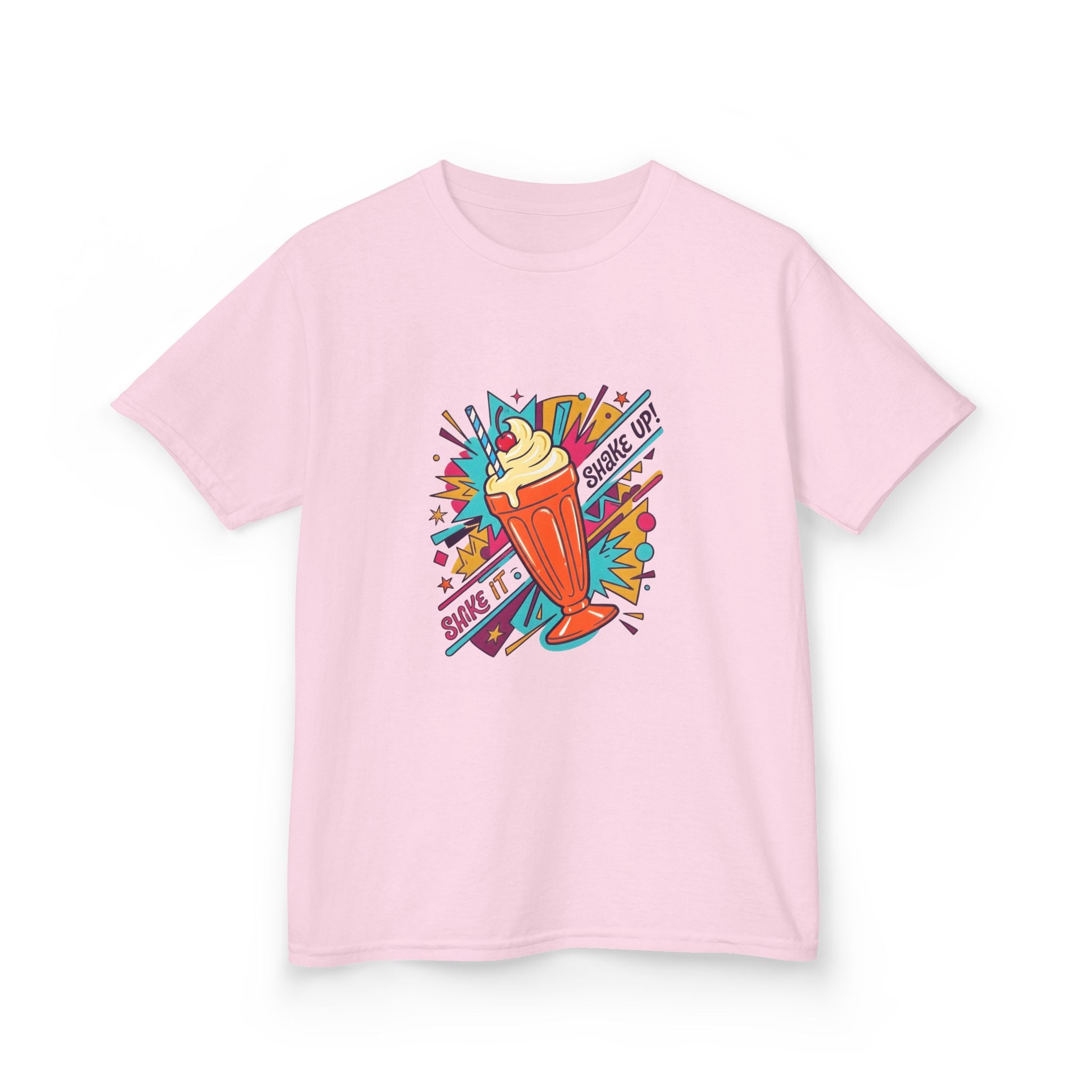 Kids Retro Pop Art Milkshake Tee - SHAKE IT UP! Dessert