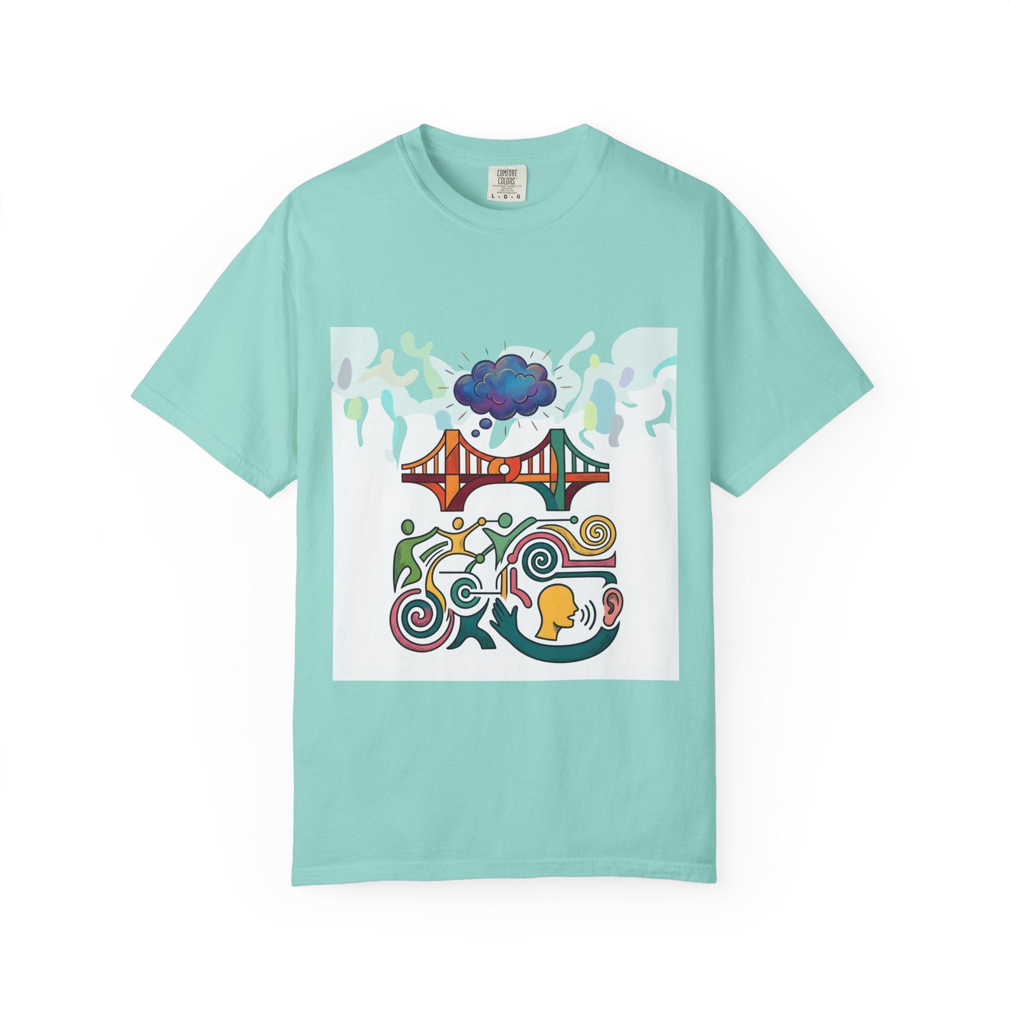 Comfort Colors T-shirt - Symbolic Connection | Abstract Communication