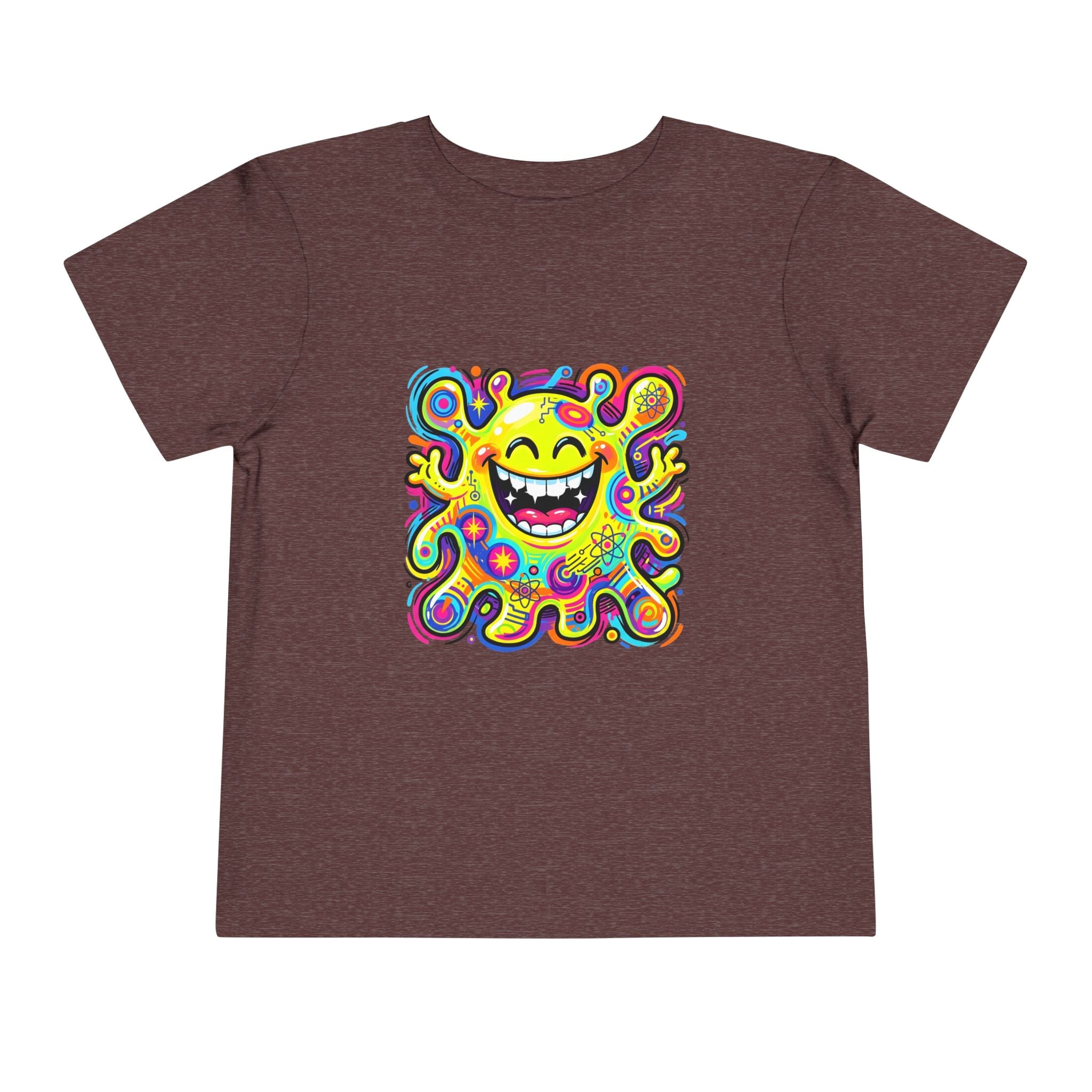 Toddler Tee - Vibrant Psychedelic Monster | Kids Abstract Cartoon Art