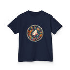 Kids T-Shirt - Whimsical Space Ghost & Planets | Retro Adventure