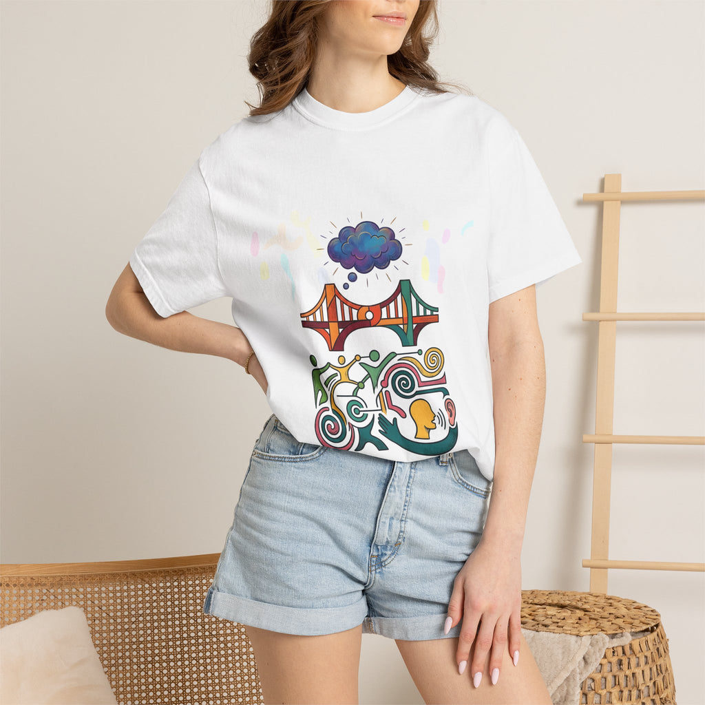 Comfort Colors T-shirt - Symbolic Connection | Abstract Communication