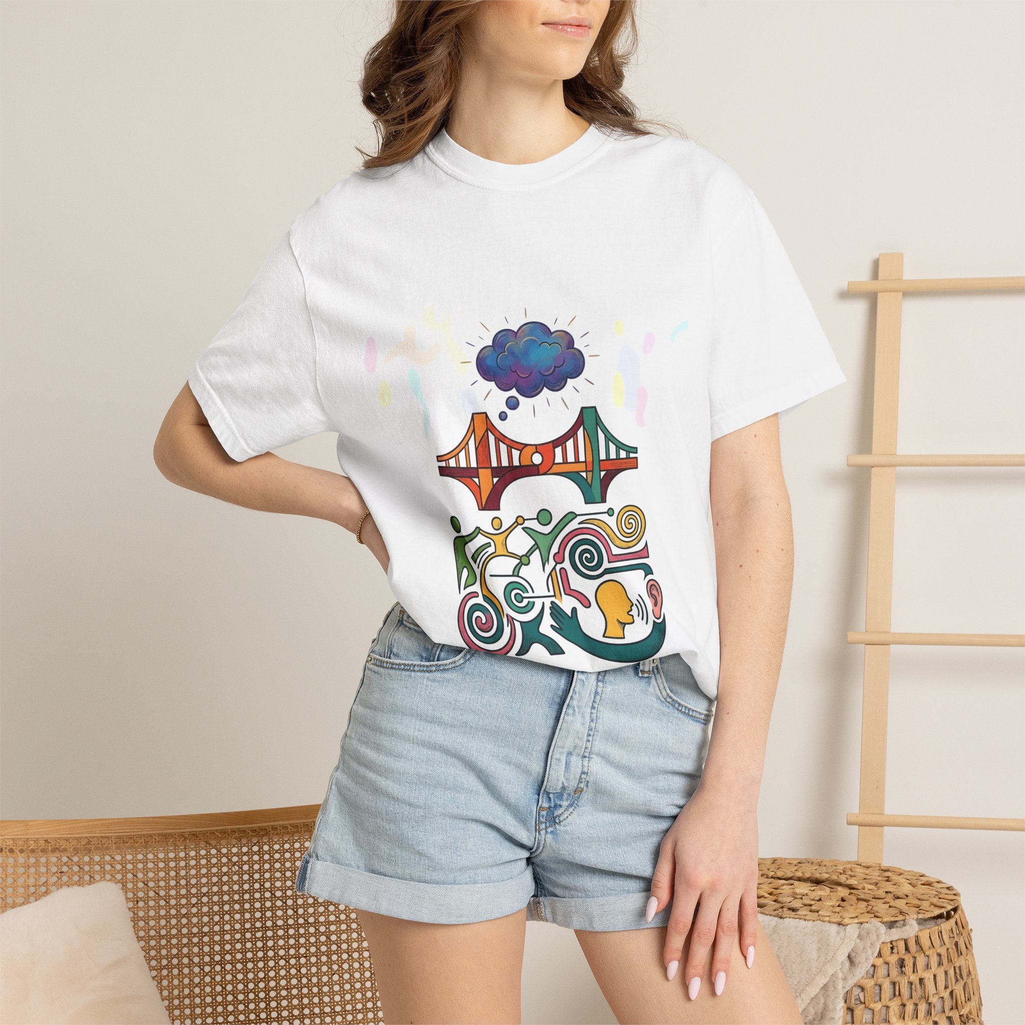 Comfort Colors T-shirt - Symbolic Connection | Abstract Communication