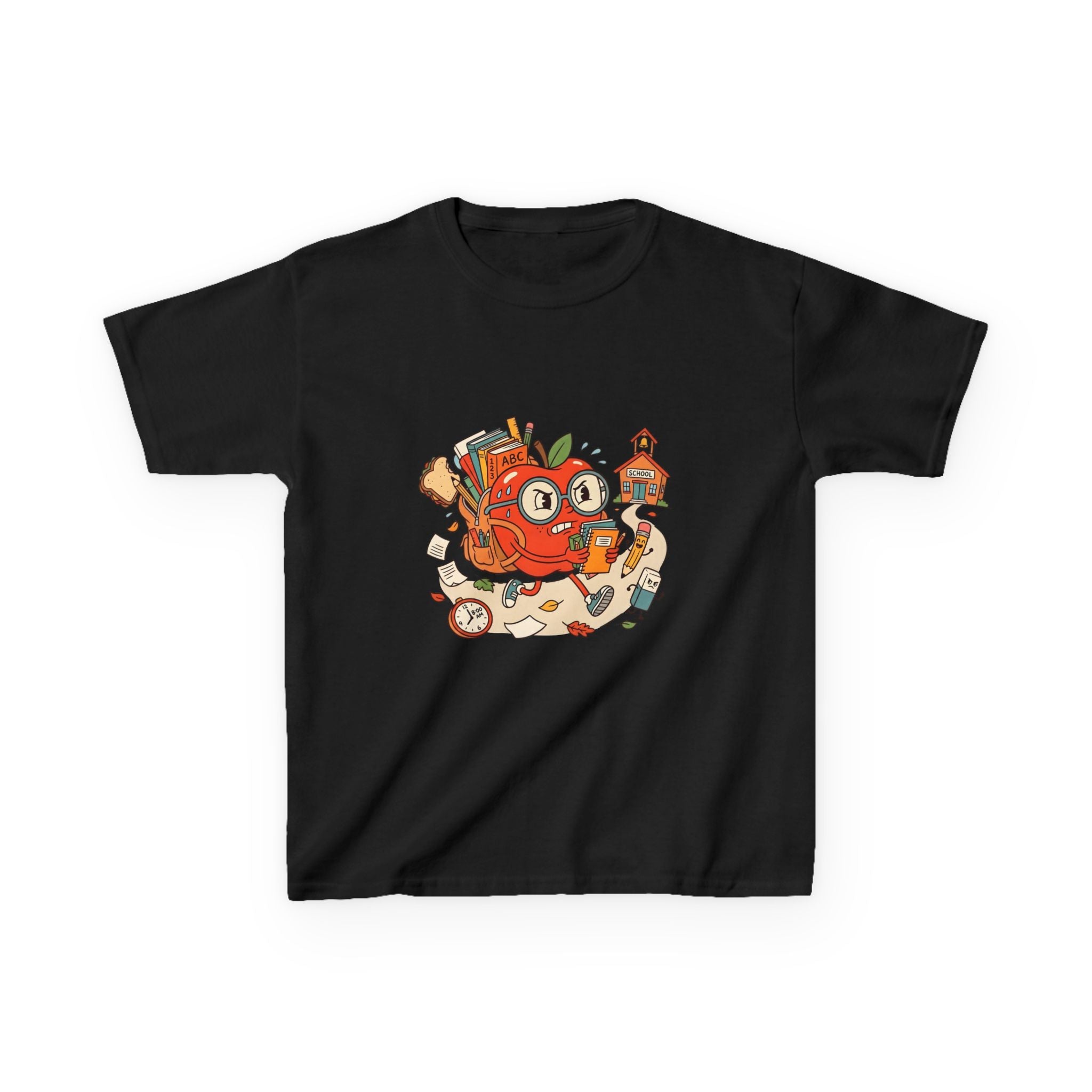 Kids Back to School Tee - Playful ABC 123 School Design