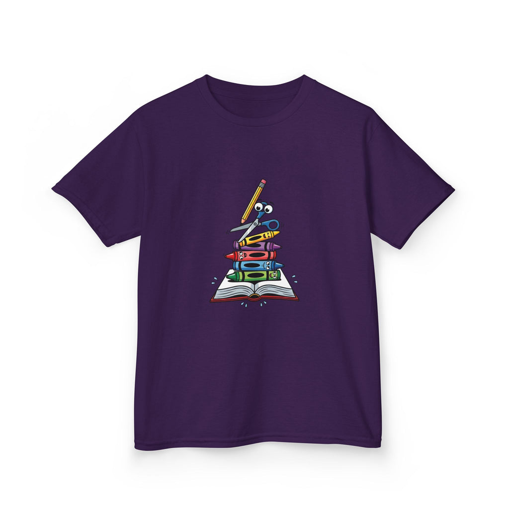 Back to School Kids Tee - Art Supplies Fun Design | 2026