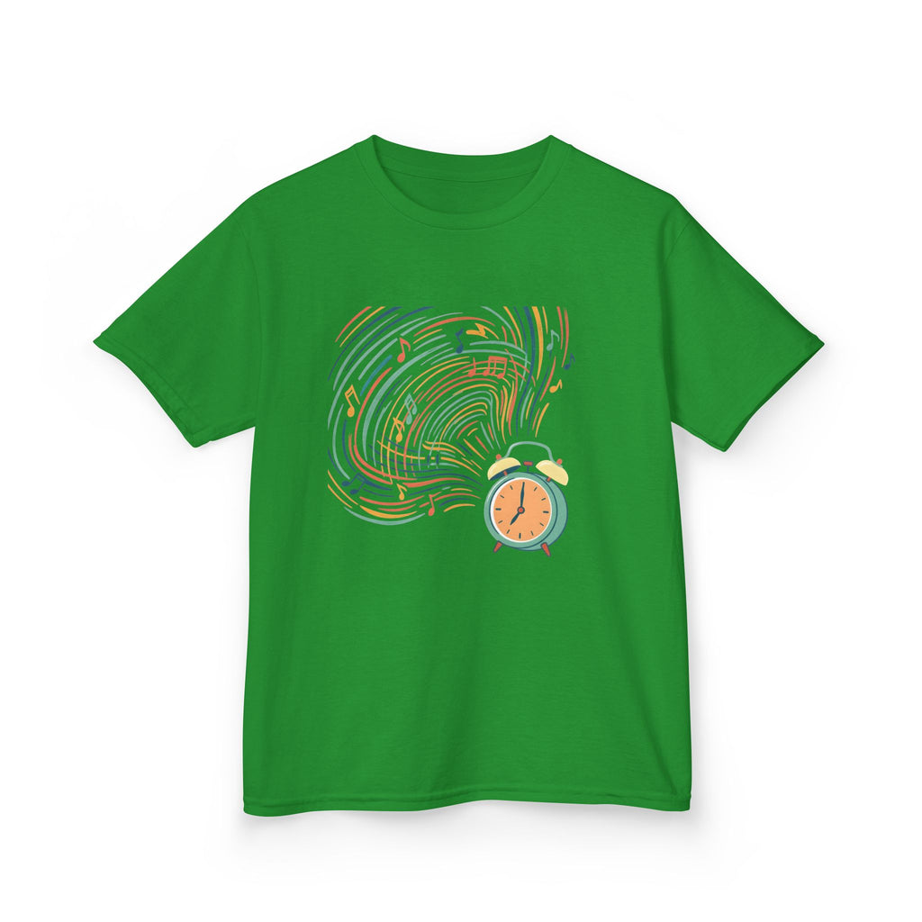 Kids Tee - Retro Music Alarm Clock | Abstract Playful Design