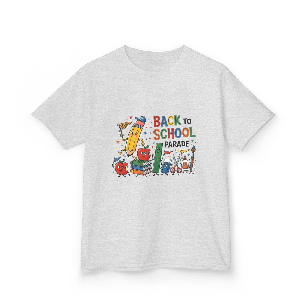 Kids Back to School Tee - Playful SCHOOL Supplies | First Day