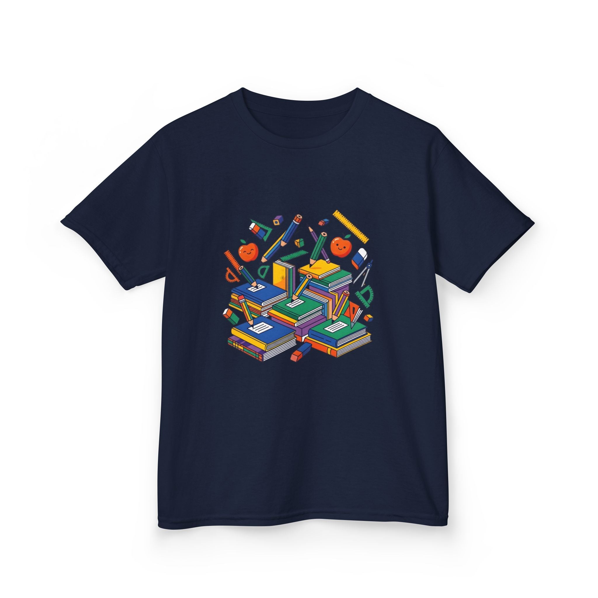 Kids School Supplies Tee - Colorful Education Design | Back to School