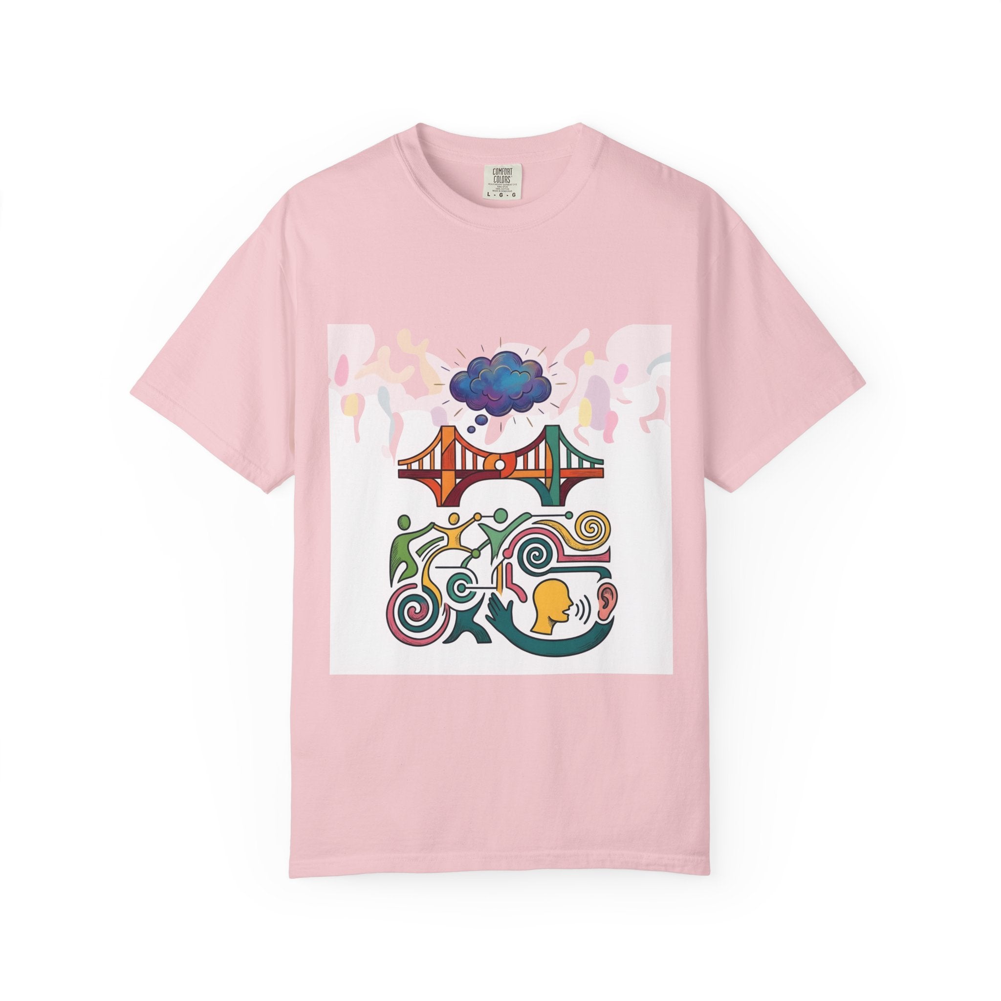 Comfort Colors T-shirt - Symbolic Connection | Abstract Communication