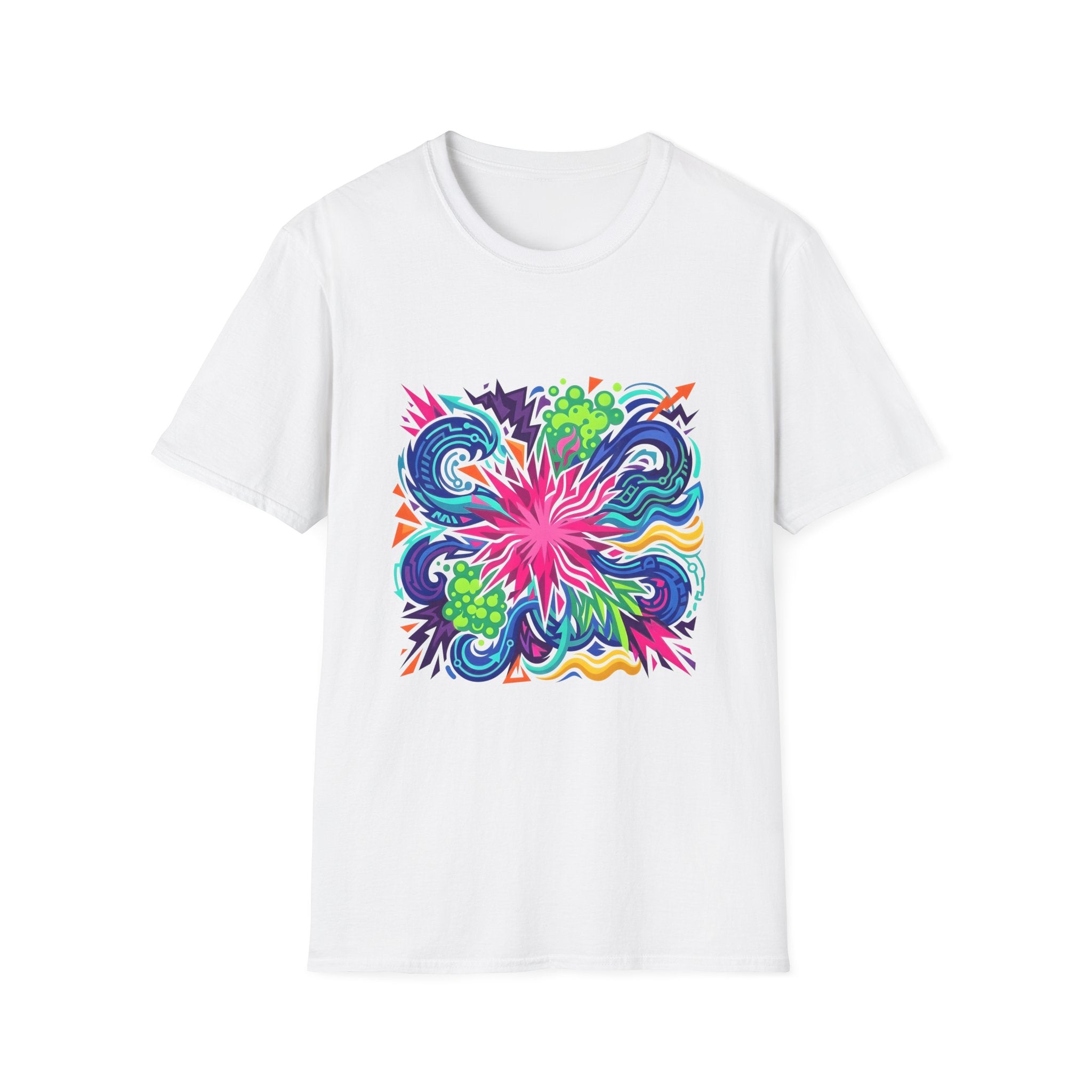 Abstract T-Shirt - Vibrant Graffiti Explosion | Unisex