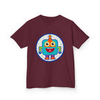 Kids Robot T-Shirt - Cute Geometric Design | Festive Party Tee