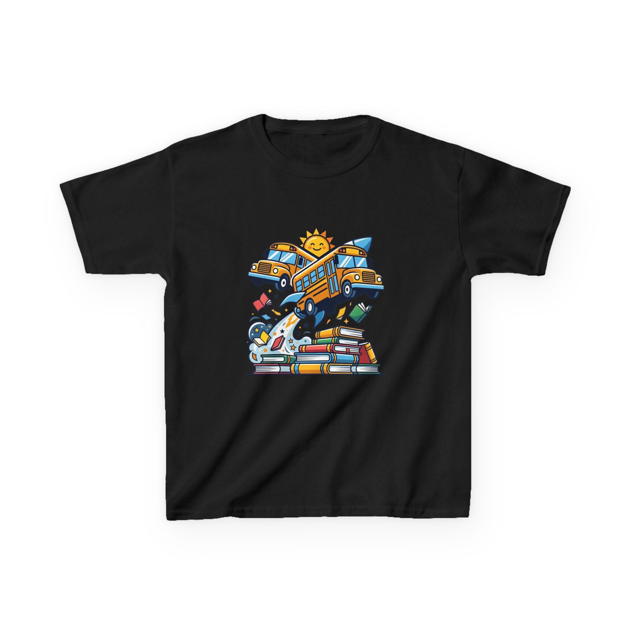 Kids Back to School T-Shirt - Rocket Bus Adventure | First Day