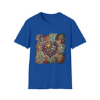 Unisex T-Shirt - Retro Psychedelic Theater Comedy Mask | Abstract Art