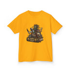 Kids Dark Academia Tee - Macabre School Supplies Skull