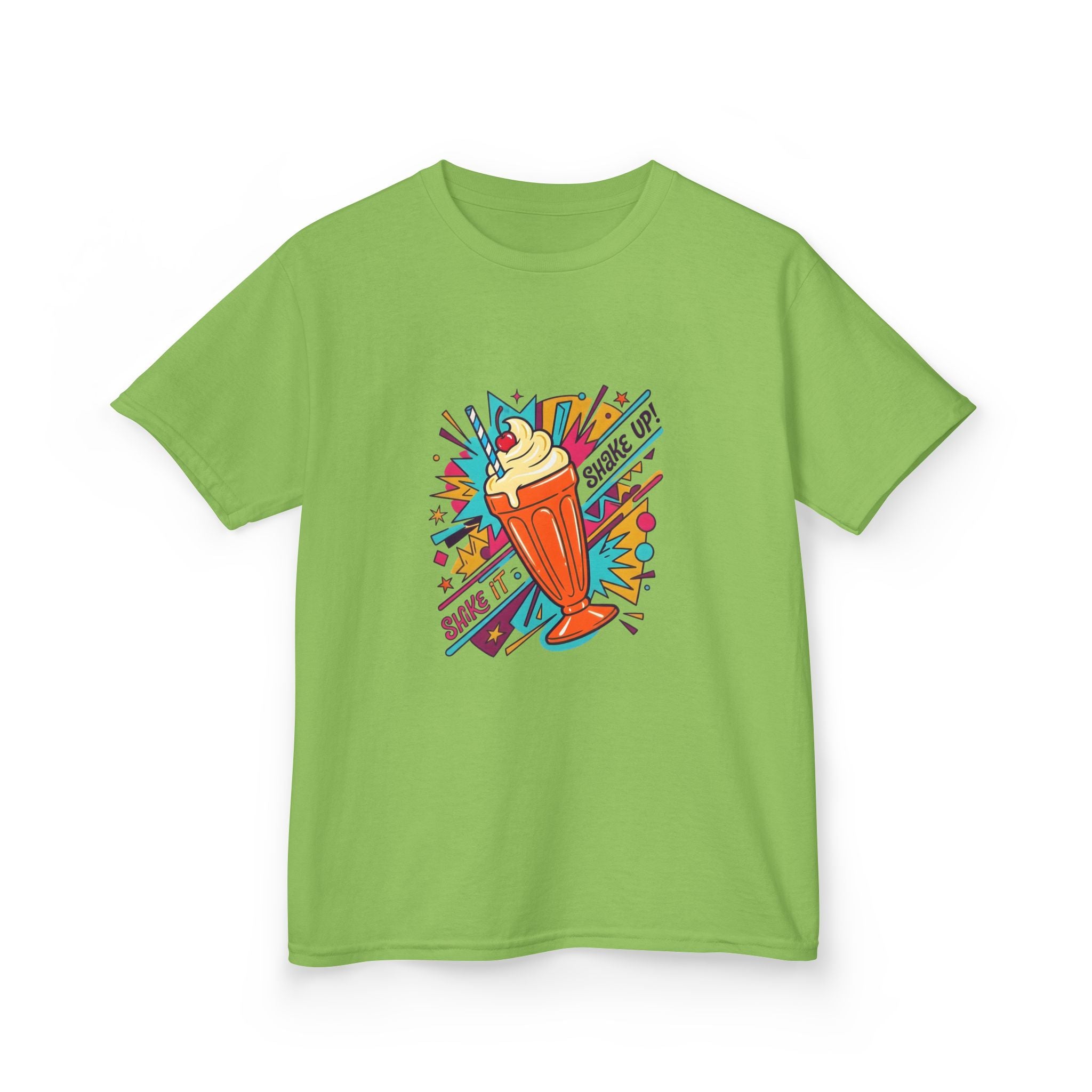 Kids Retro Pop Art Milkshake Tee - SHAKE IT UP! Dessert