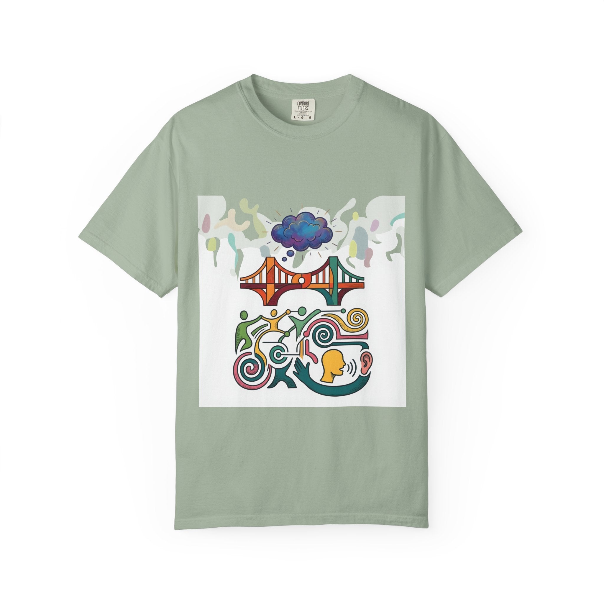 Comfort Colors T-shirt - Symbolic Connection | Abstract Communication