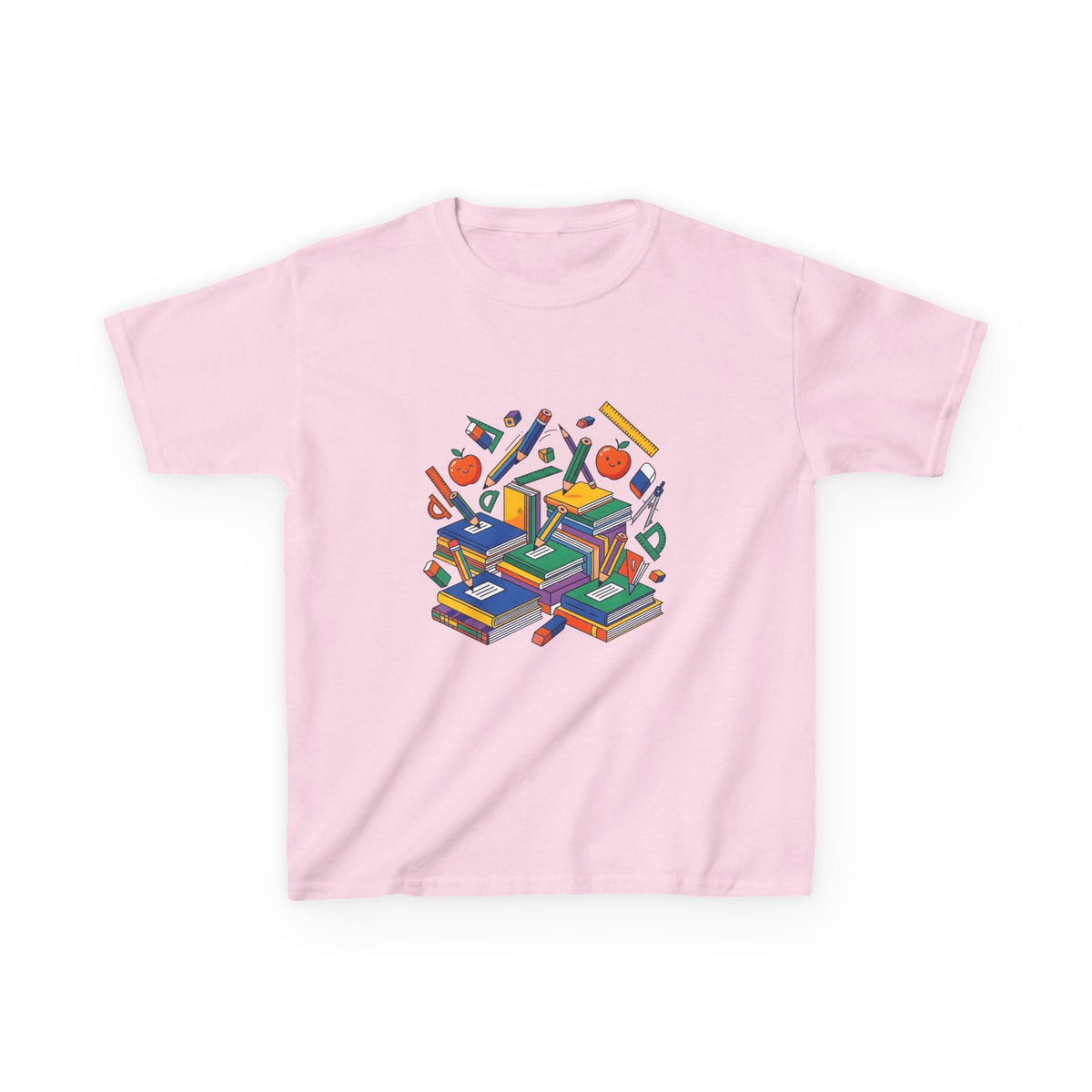 Kids School Supplies Tee - Colorful Education Design | Back to School