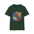 Abstract T-Shirt - Whimsical Watercolor Mandala | Surreal Figures