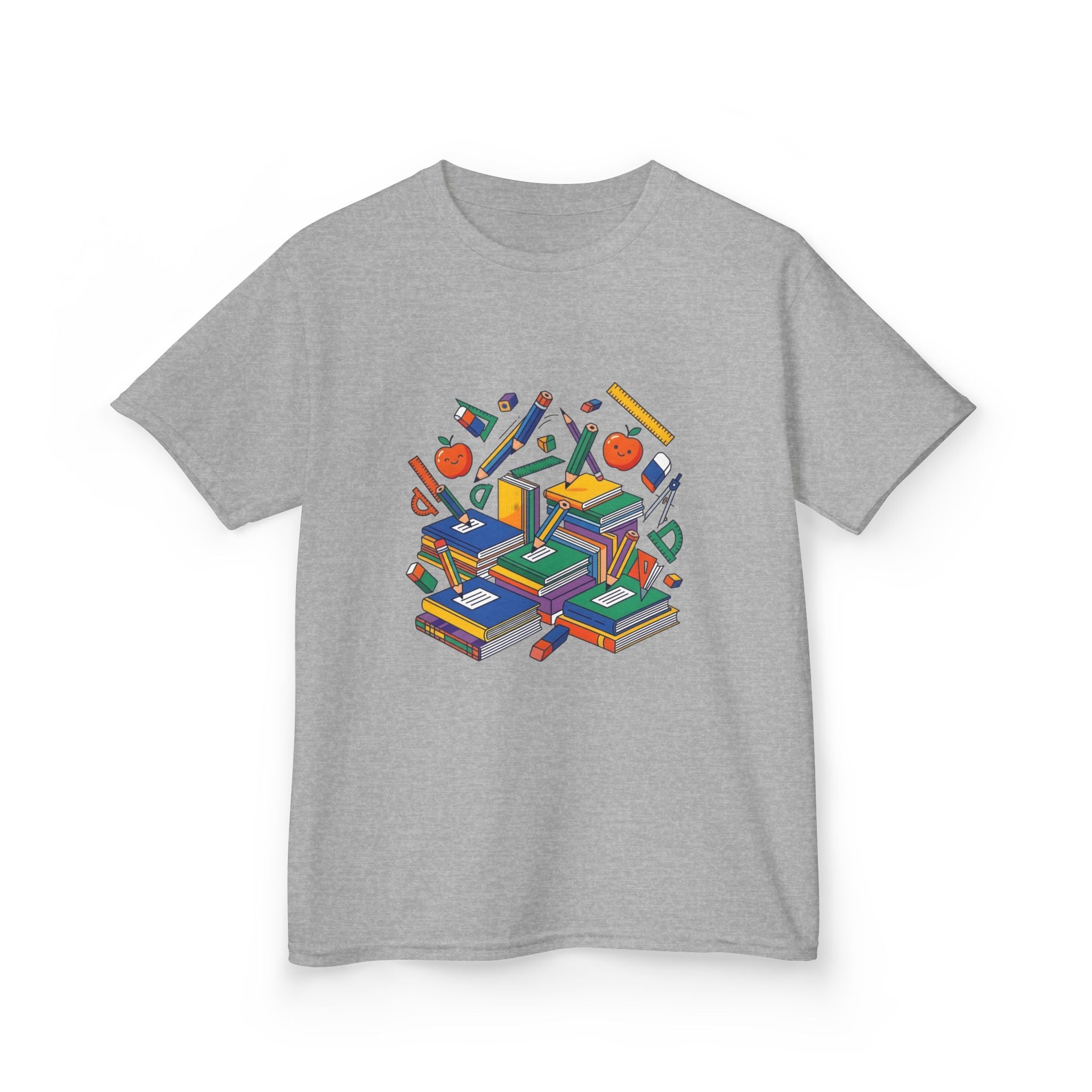 Kids School Supplies Tee - Colorful Education Design | Back to School