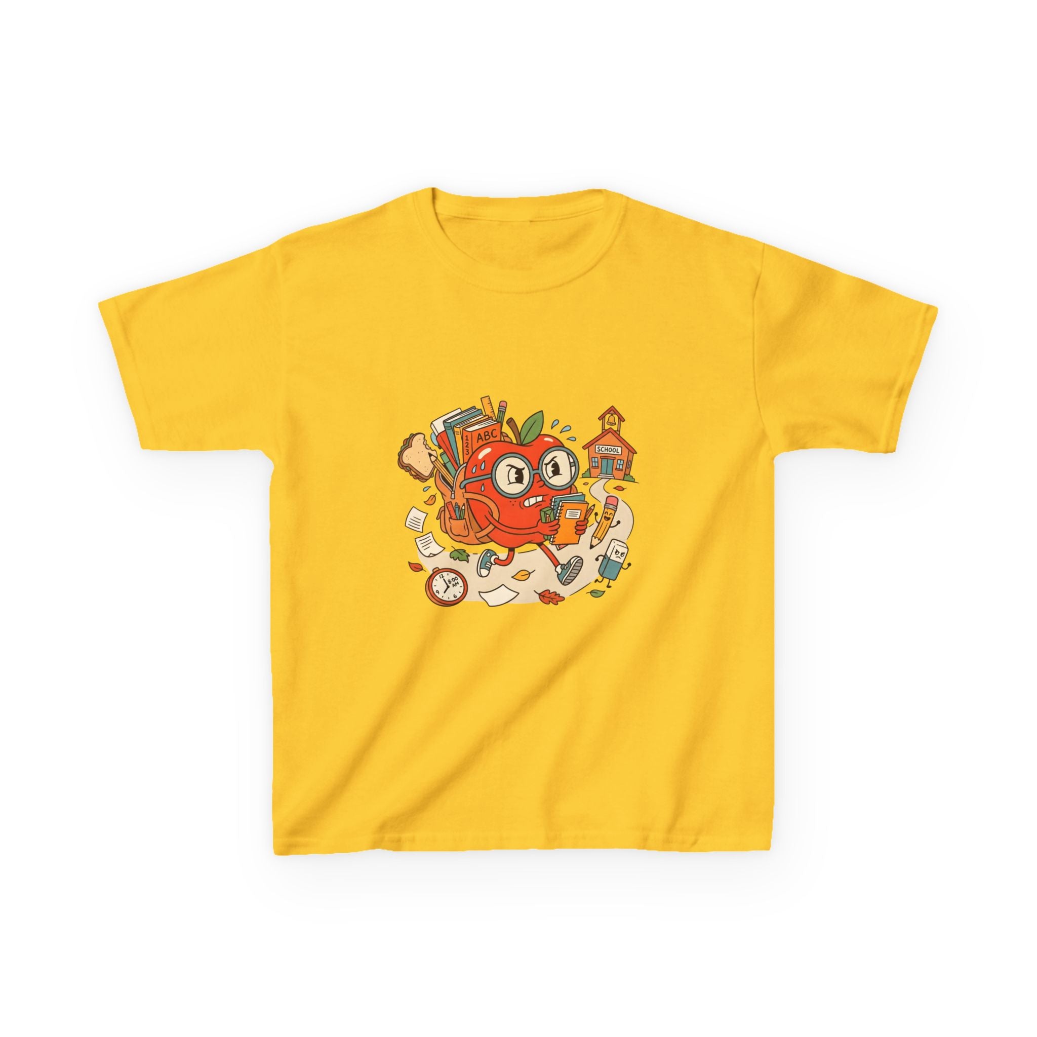 Kids Back to School Tee - Playful ABC 123 School Design