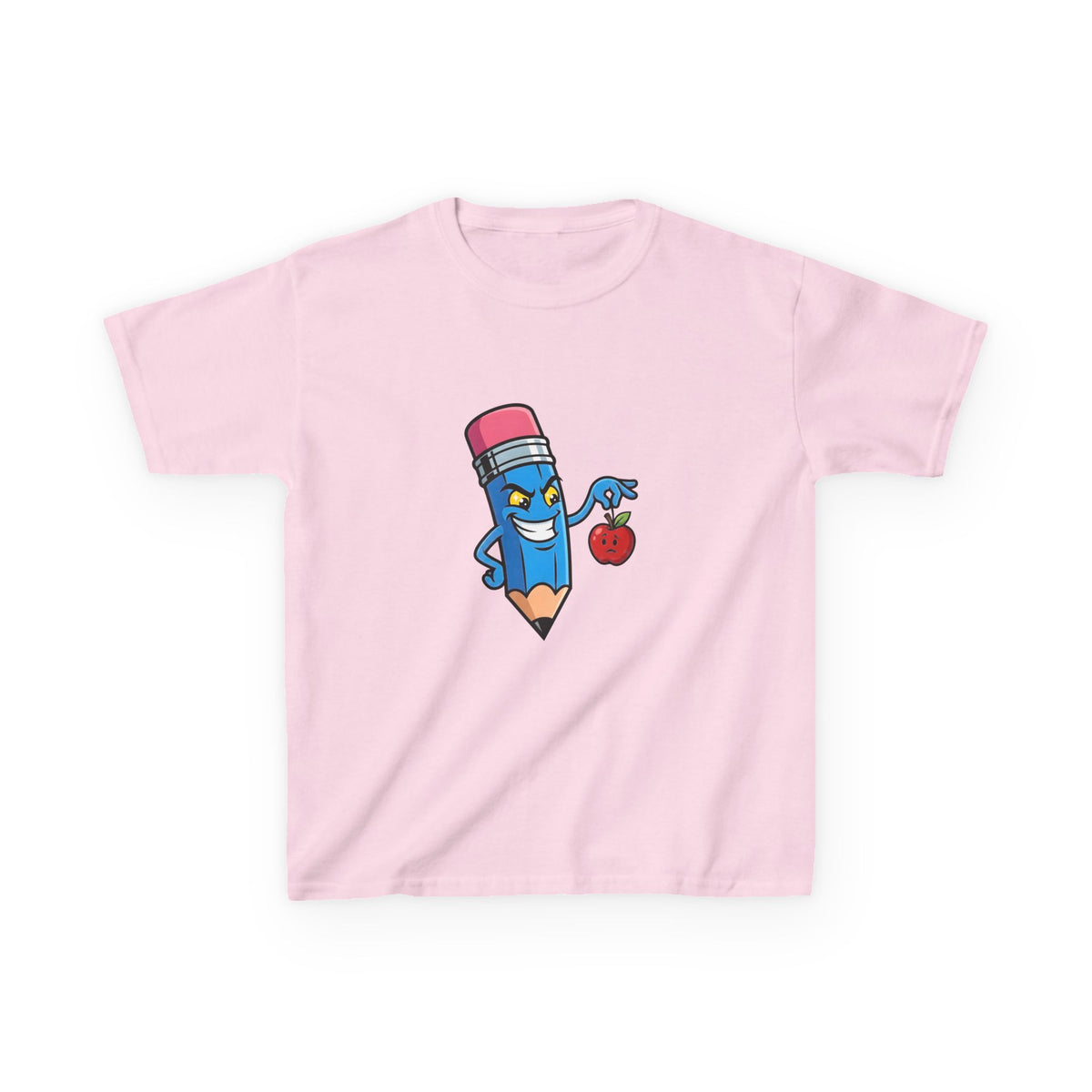 Kids Tee - Mischievous School Supplies Cartoon | Funny Education