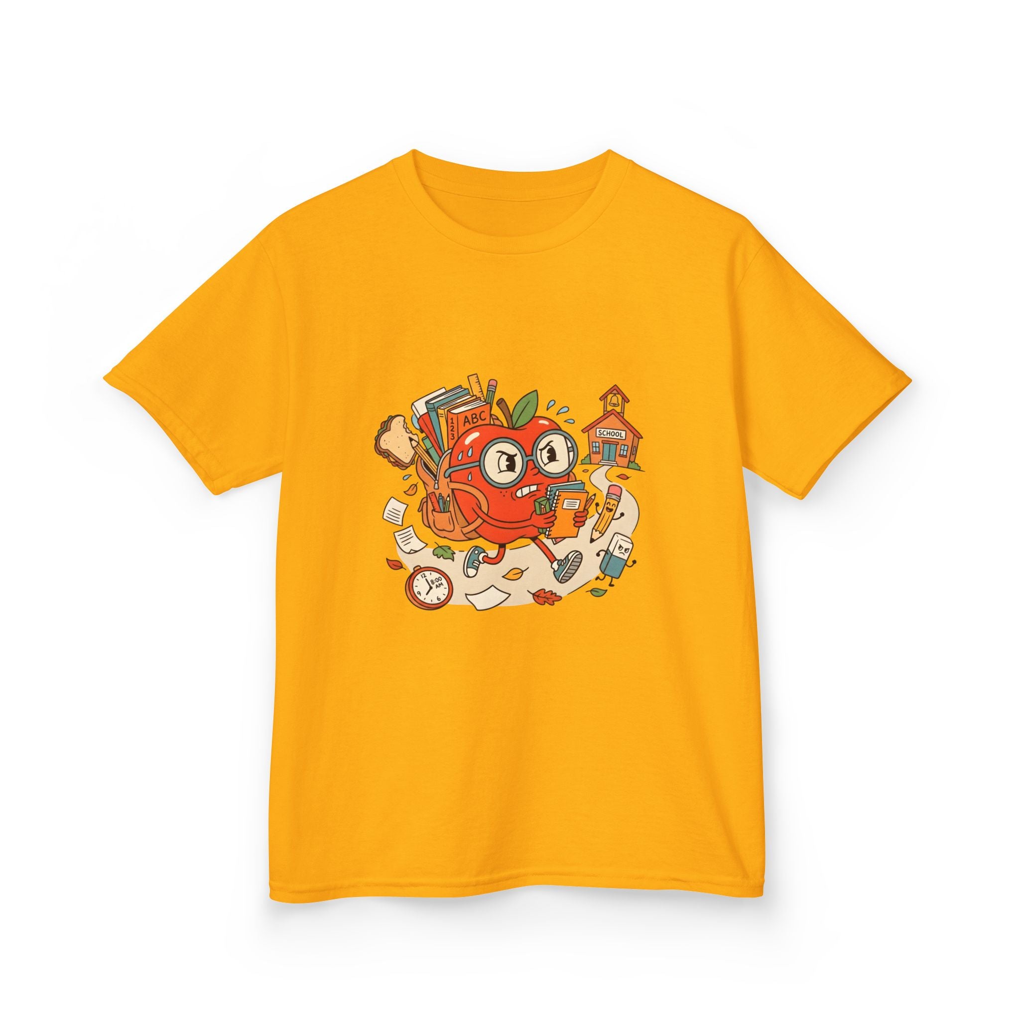 Kids Back to School Tee - Playful ABC 123 School Design