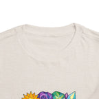 Toddler Tee - Vibrant Geometric Crystal & Gemstone Shirt