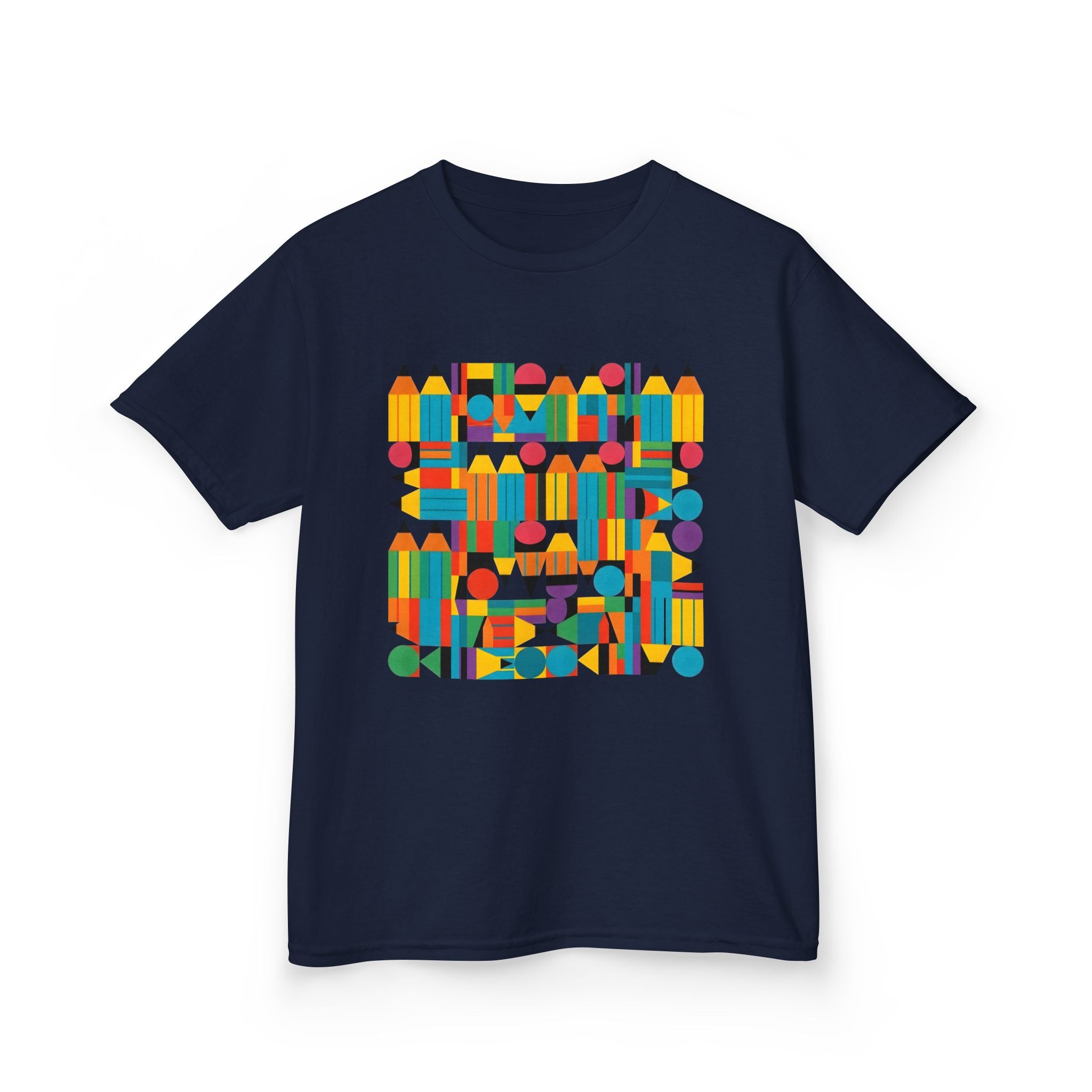Kids Tee - Playful Geometric Abstract | Modern Art
