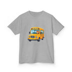 Kids School Bus T-Shirt - Cute Squirrel Driving Cartoon Tee | Back to