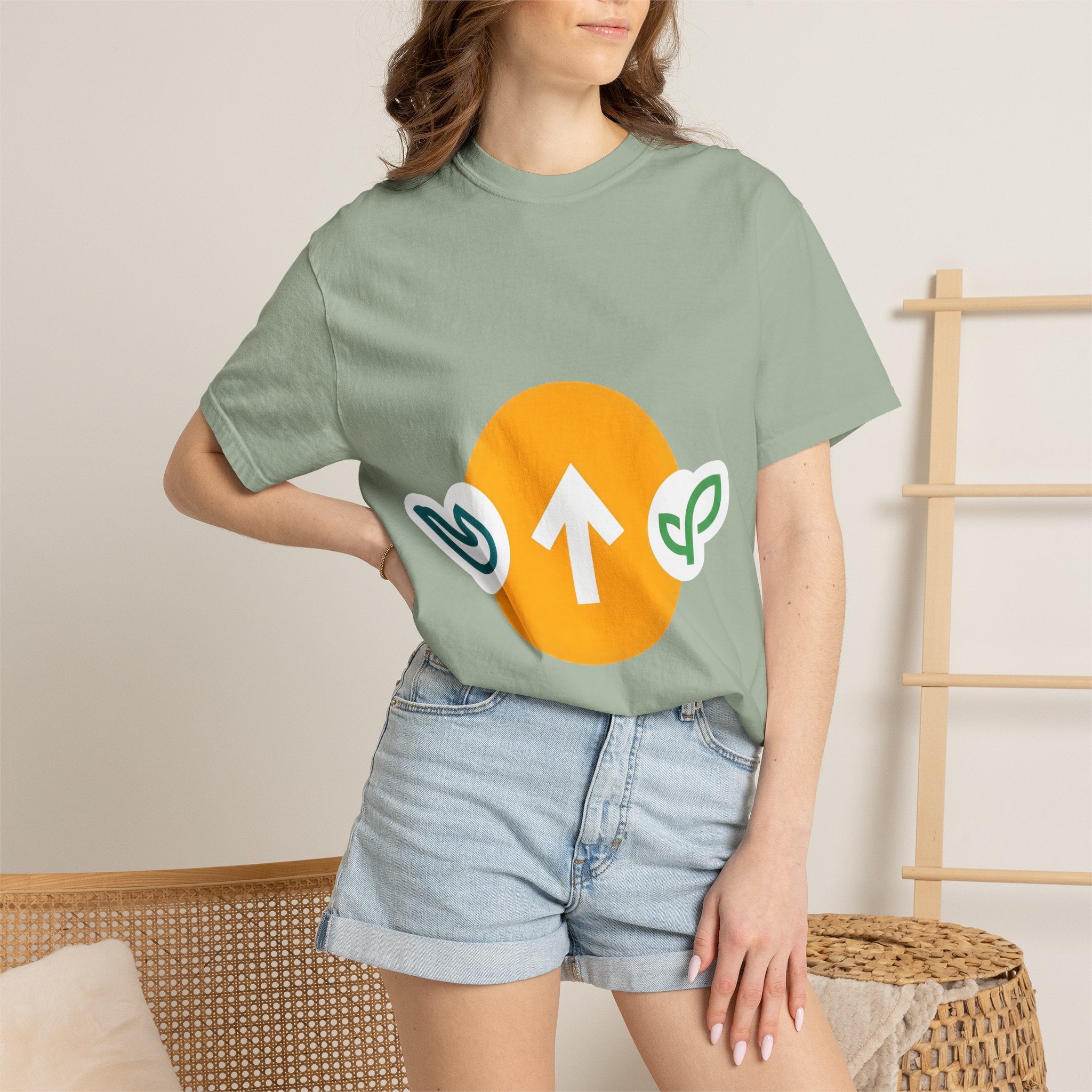 Symbolic Growth T-shirt - Modern Nature Aesthetic | Comfort Colors