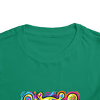 Toddler Tee - Vibrant Psychedelic Monster | Kids Abstract Cartoon Art