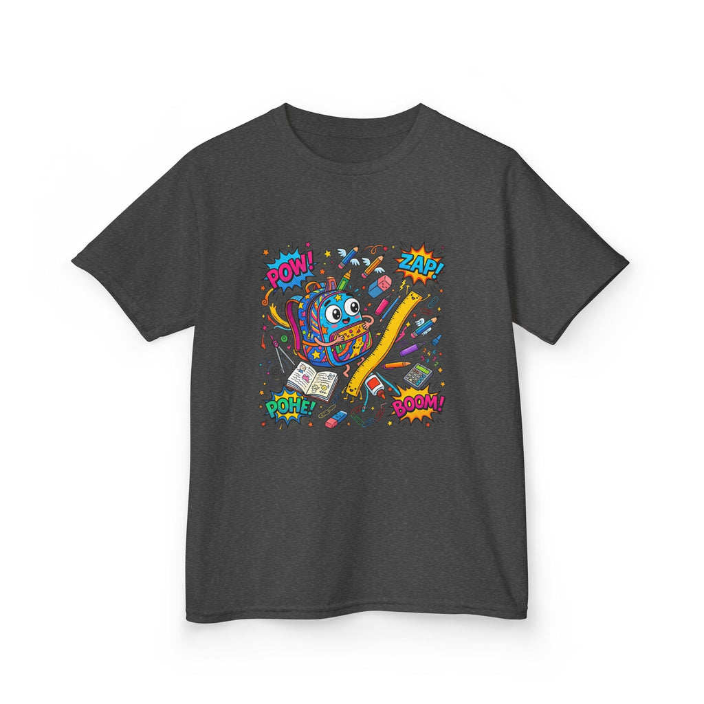 Kids T-Shirt - POW! ZAP! Comic School Supplies | Back to School