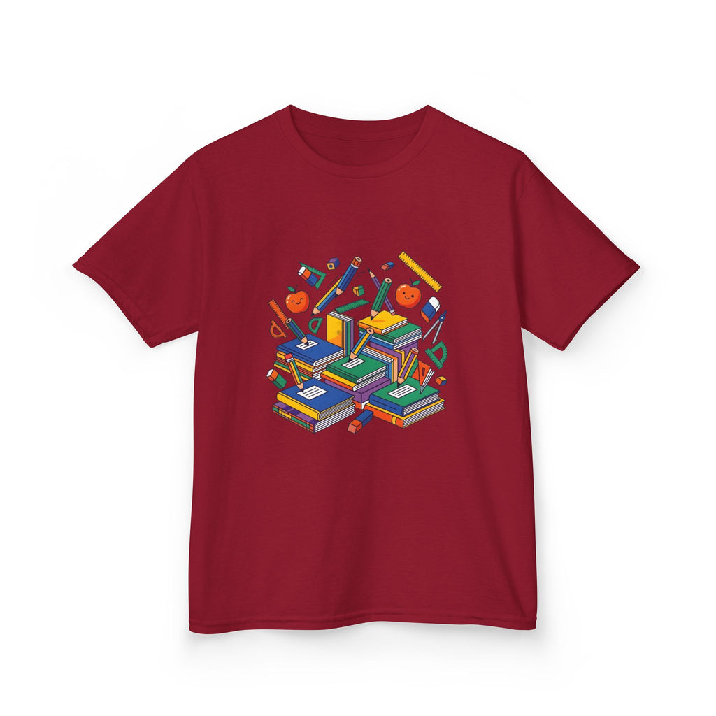 Kids School Supplies Tee - Colorful Education Design | Back to School