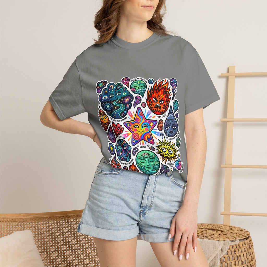 Comfort Colors T-Shirt - Psychedelic Emotions Art | Mental Health