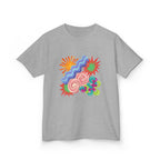 Kids T-Shirt - Playful Candy Explosion Abstract Art