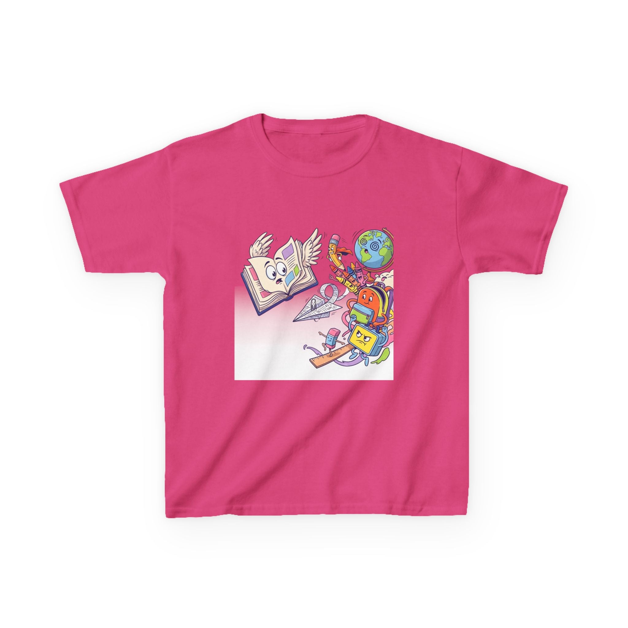 Kids Tee - Cute HOMEWORK Whimsical School Supplies | Back to School