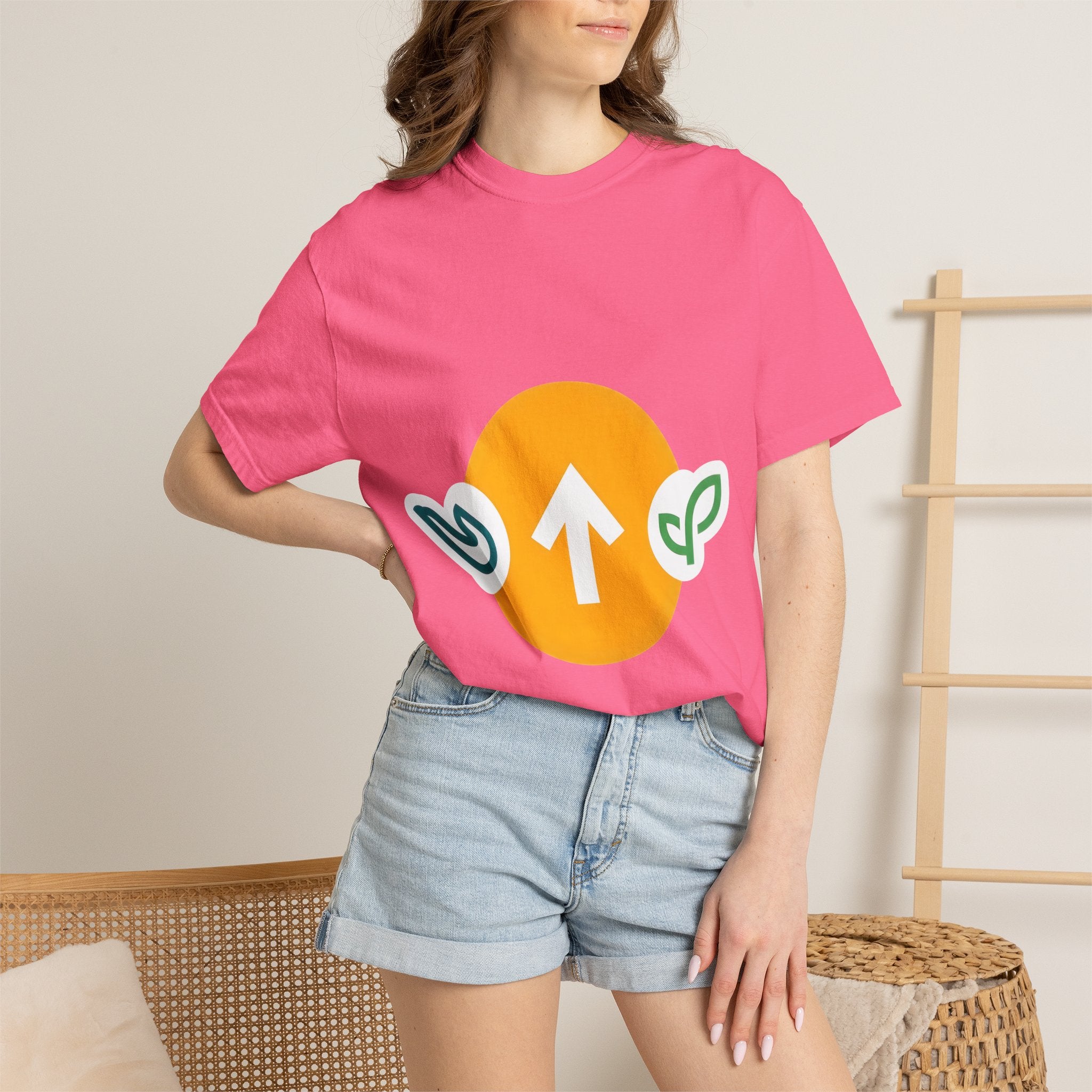 Symbolic Growth T-shirt - Modern Nature Aesthetic | Comfort Colors