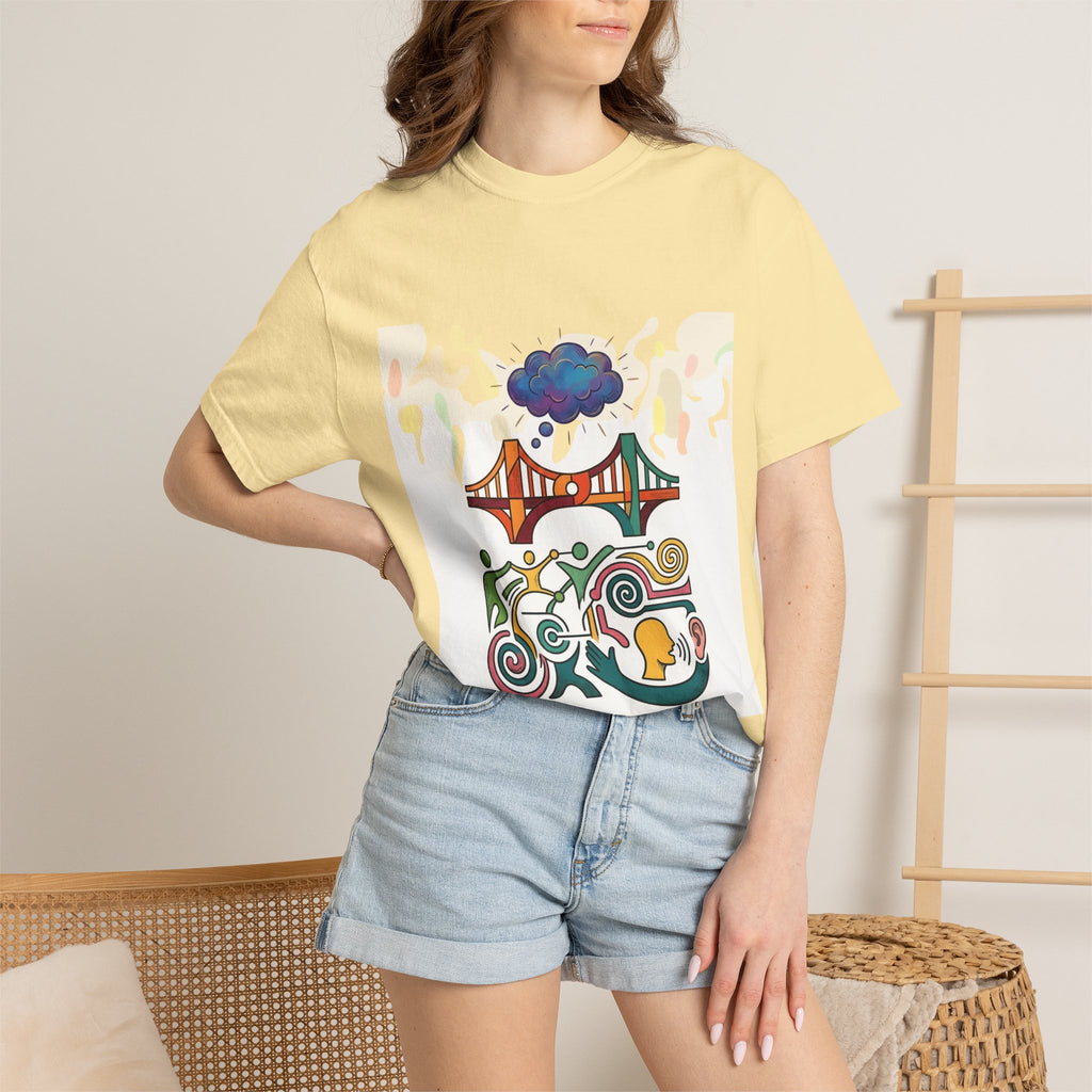 Comfort Colors T-shirt - Symbolic Connection | Abstract Communication