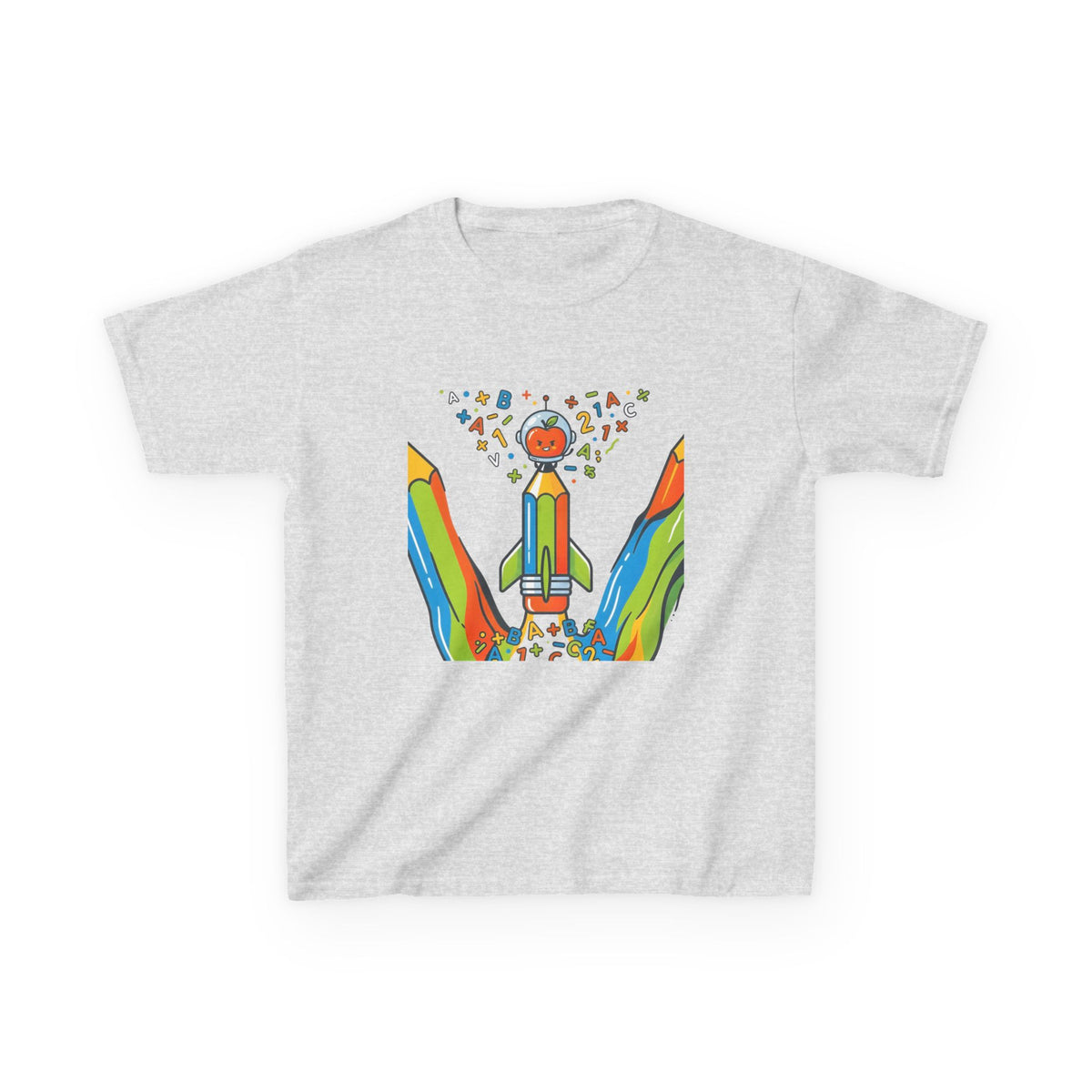 Kids Education Tee - Playful ABC & Math Learning Graphic