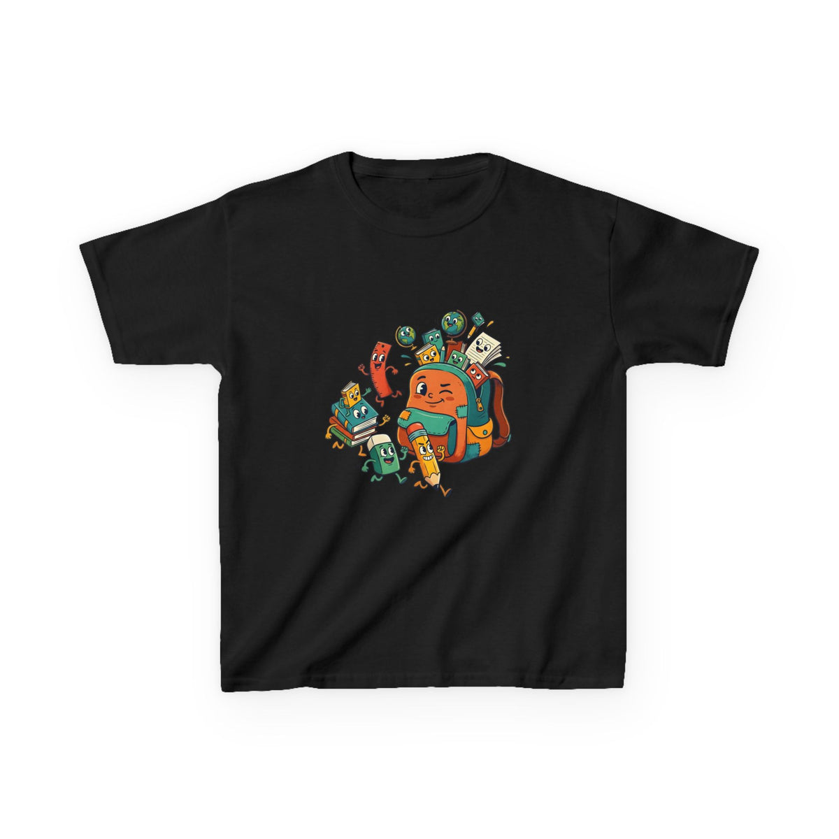 Kids T-Shirt - Cartoon School Supplies | Back to School