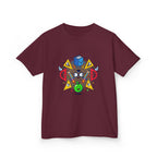 Kids Tee - Cartoon School Supplies & Learning Design | Back to School