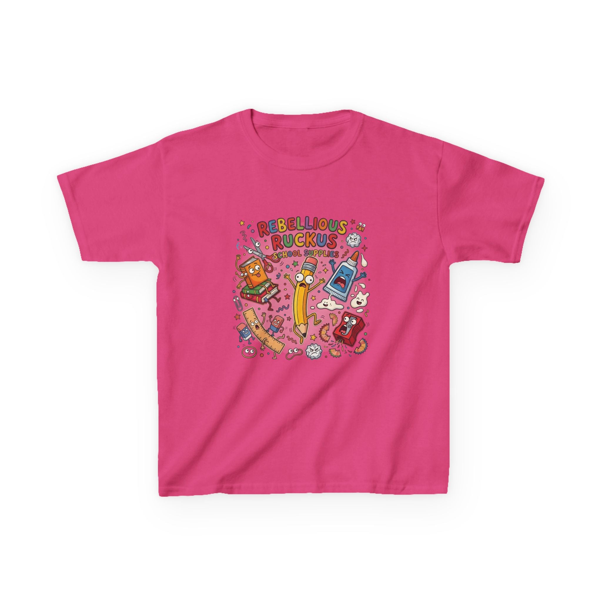 Kids Tee - Rebellious Ruckus School Supplies T-Shirt