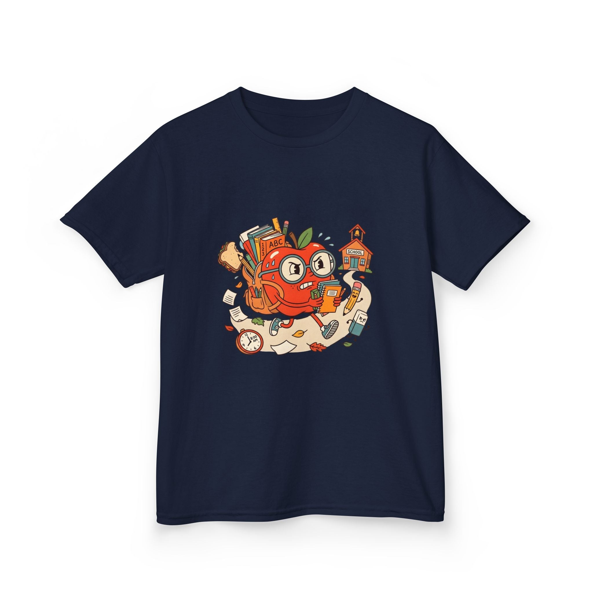 Kids Back to School Tee - Playful ABC 123 School Design