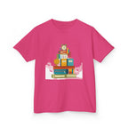 Kids Tee - Flat Vector School Supplies Stack | Back to School 2026