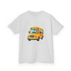 Kids School Bus T-Shirt - Cute Squirrel Driving Cartoon Tee | Back to