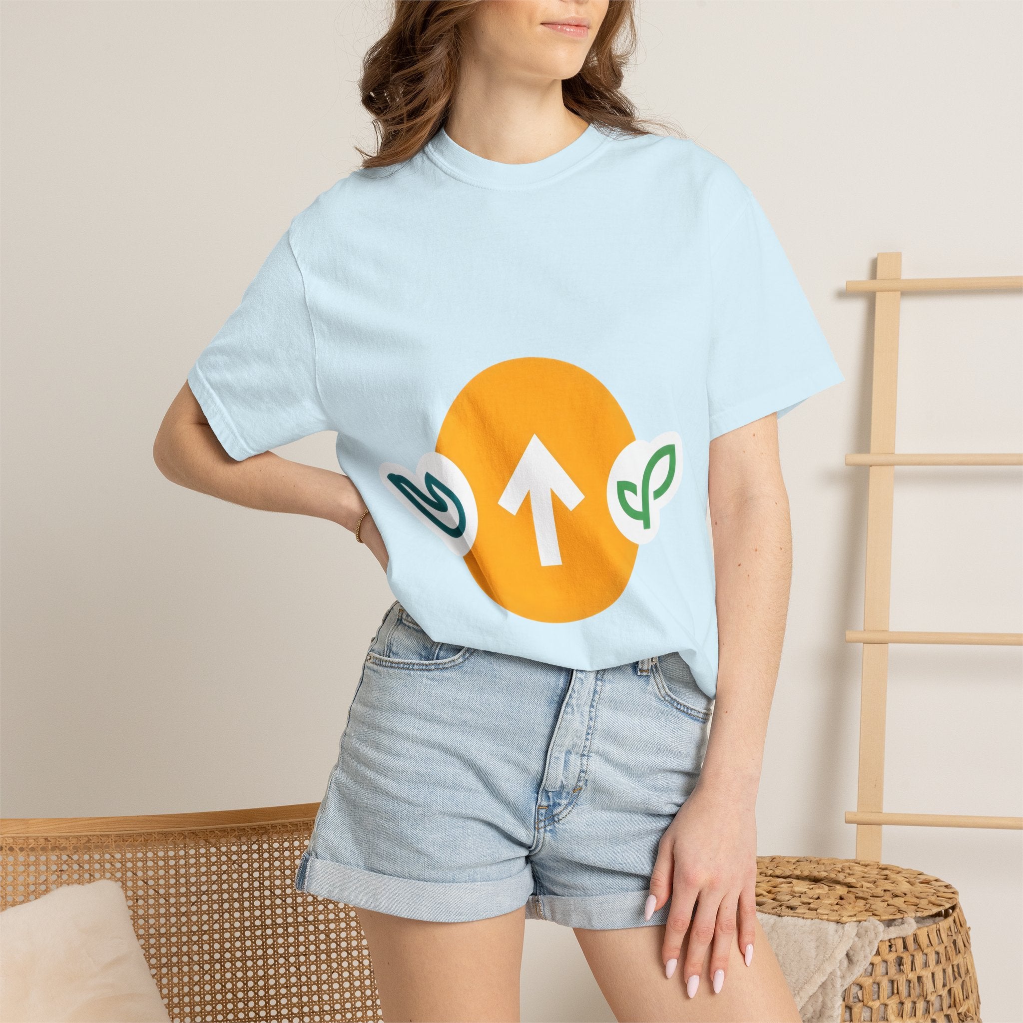 Symbolic Growth T-shirt - Modern Nature Aesthetic | Comfort Colors