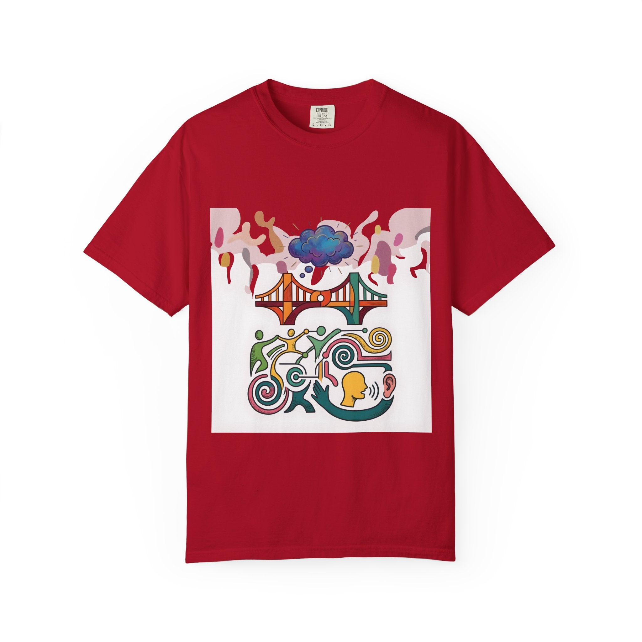 Comfort Colors T-shirt - Symbolic Connection | Abstract Communication