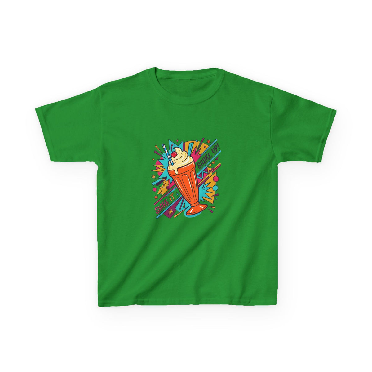 Kids Retro Pop Art Milkshake Tee - SHAKE IT UP! Dessert