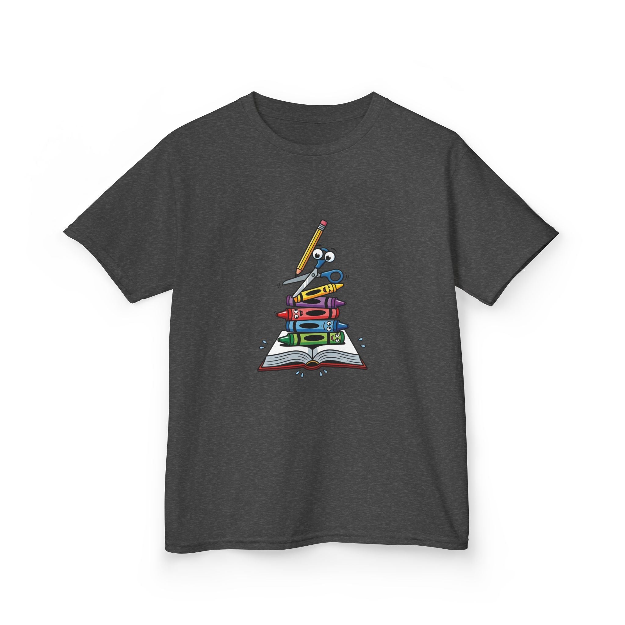Back to School Kids Tee - Art Supplies Fun Design | 2026