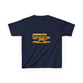 Kids School Bus T-Shirt - Cute Cartoon Reflection | Back to School