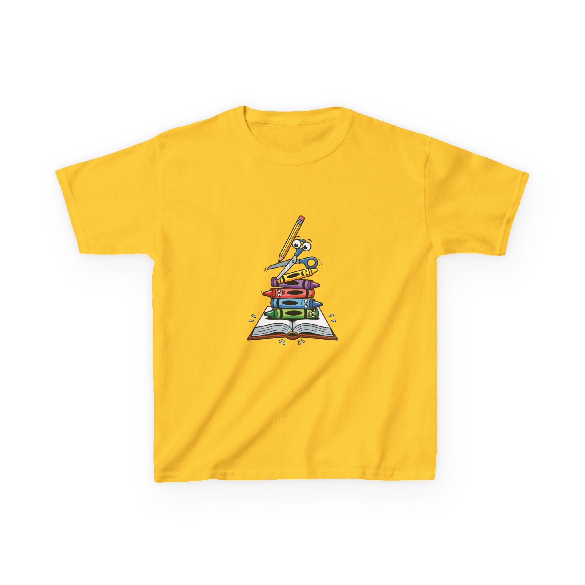 Back to School Kids Tee - Art Supplies Fun Design | 2026